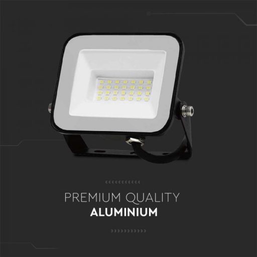 V-TAC 20W LED reflektor 115° 4000K fekete házas (Samsung Chip) - 10015