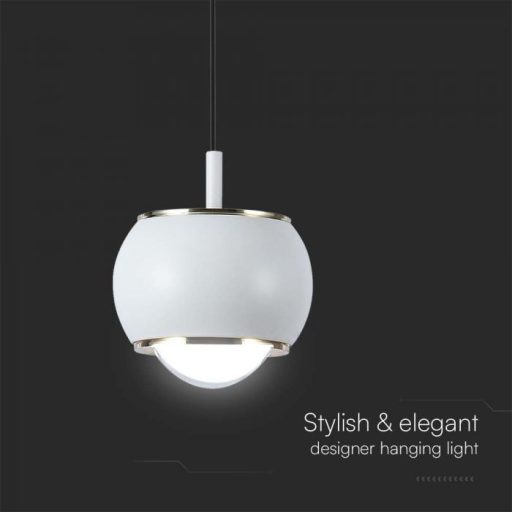 V-TAC LED Design függeszték lámpa 9W - Fehér - 3000K - 10080