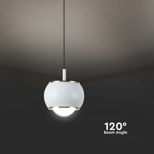 V-TAC LED Design függeszték lámpa 9W - Fehér - 3000K - 10080