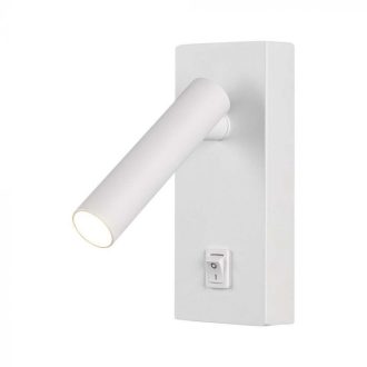 V-TAC 2W LED Fali lámpa kapcsolóval, fehér 4000K - 10289