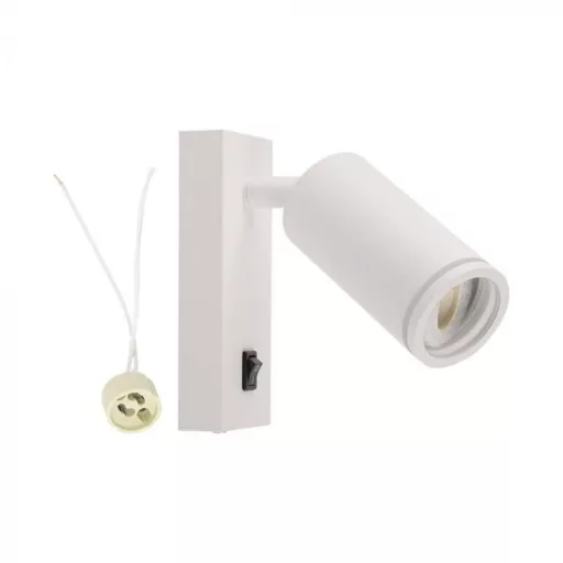 V-TAC Led 1 x GU10 falra szerelhető lámpatest - fehér - 10295