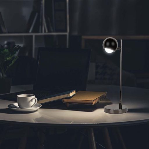 V-TAC 6W LED Asztali lámpa 3000K - 1800mAh - fekete - 10345