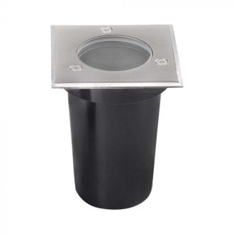   V-TAC MINI TALAJLÁMPA GU10 FOGLALATTAL - Négyzet ALAKÚ IP67 - 10375