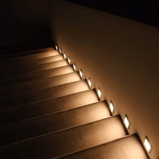 V-TAC Led lépcsőlámpa négyzet forma 3W 3000K - 10376