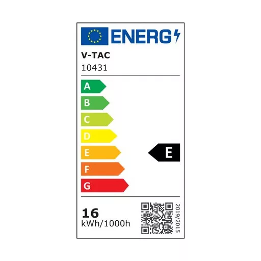 V-TAC 16W LED Lineáris fali lámpa IP65 fekete 101cm - 3000K - 10431