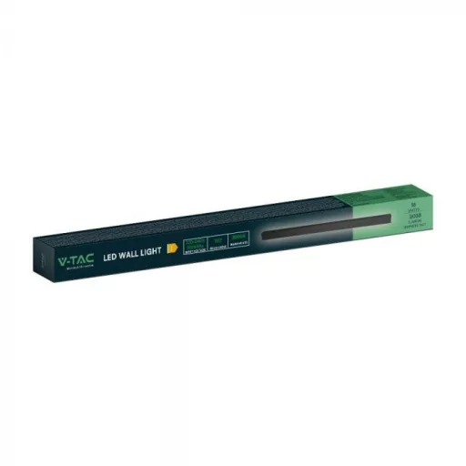 V-TAC 16W LED Lineáris fali lámpa IP65 antracit szürke 101cm - 4000K - 10435