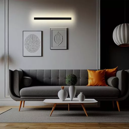 V-TAC 16W LED Lineáris fali lámpa IP65 antracit szürke 101cm - 4000K - 10435