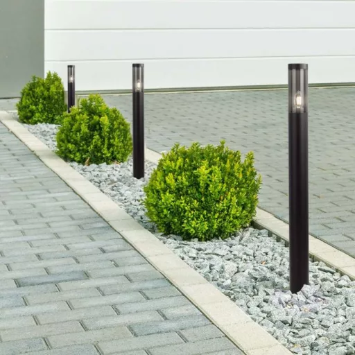 V-TAC Kerti állólámpa E27 1000mm IP44 - fekete - 10472