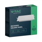 V-TAC Süllyeszthető négyzet alakú MINI LED panel 24W 4000K - 10490
