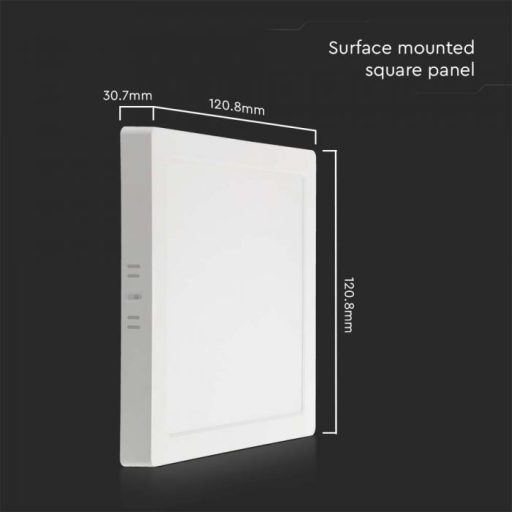 V-TAC Falon kívüli négyzet alakú LED panel 6W 3000K - 10492