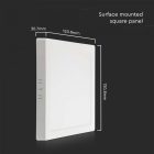 V-TAC Falon kívüli négyzet alakú LED panel 6W 4000K - 10493