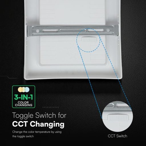 V-TAC Falon kívüli négyzet alakú LED panel 24W CCT 3in1 (Cree Chip) - 105146