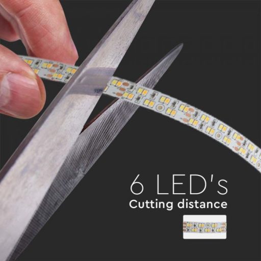 V-TAC LED szalag SMD2835 240LED/M 21W/M 2340lm/M 24V IP20 -15mm széles -3in1K - 10554