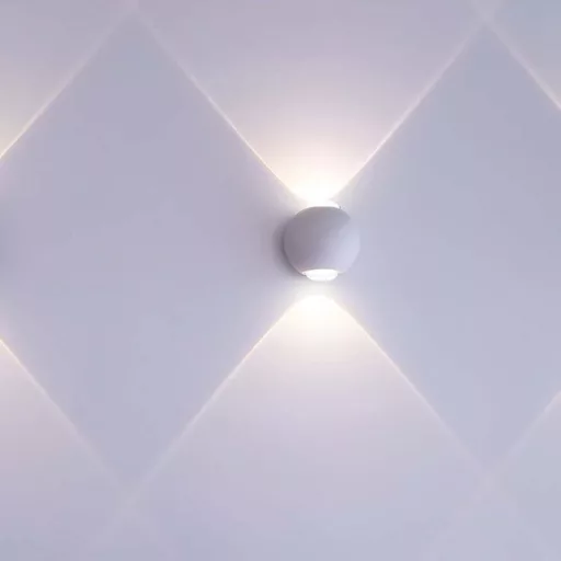 V-TAC LED 2W Fali lámpatest, Fehér - 3000K - IP54 - 10585