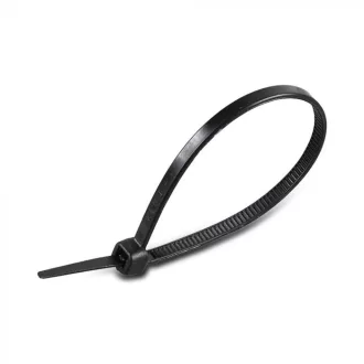   V-TAC Kábelkötegelő csomag (100db) UV álló 2,5x200 mm - fekete - 11164