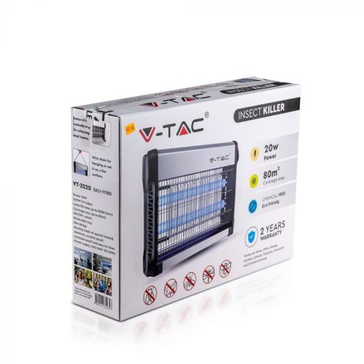 V-TAC 2x10W Elektromos rovarcsapda - 11180
