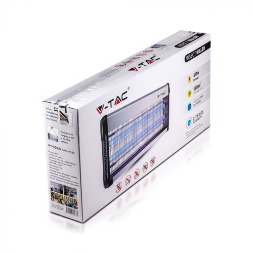 V-TAC 2x20W Elektromos rovarcsapda - 11182