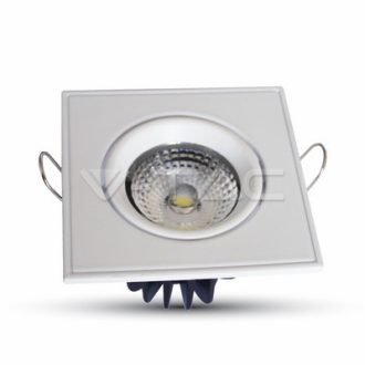   V-TAC 5W LED Mélysugárzó COB szögletes változtatható világítási szöggel fehér 6000K - 1125