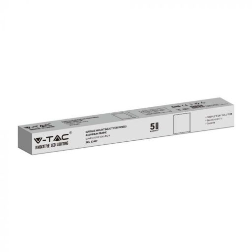V-TAC Falon kívüli szerelhető kiemelő keret 600 x 600 mm LED panelhez - 11449