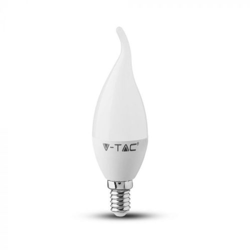 V-TAC LED lámpa E14 C37 5.5W 200° 3000K gyertyaláng (Samsung Chip) - 117