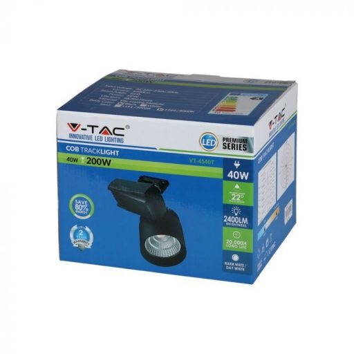 V-TAC 40W LED Euro SÍNES LÁMPA COB 5000K - 1192