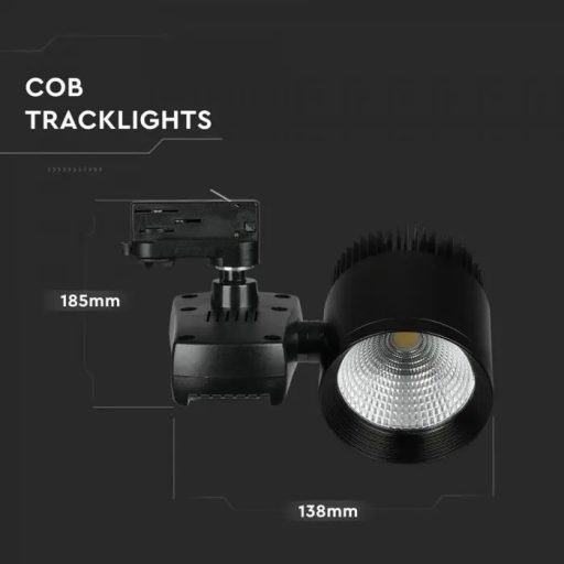 V-TAC 40W LED Euro SÍNES LÁMPA COB 5000K - 1192