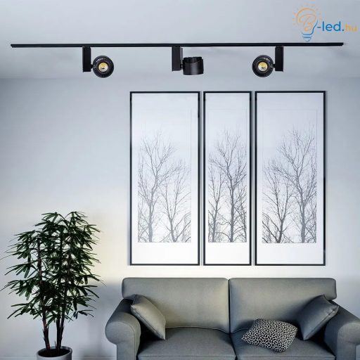V-TAC 45W LED SÍNES LÁMPA COB 5000K - fekete - 1238