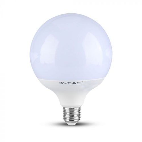 V-TAC LED lámpa E27 G120 18W 200° 6400K nagygömb (Samsung Chip) - 125