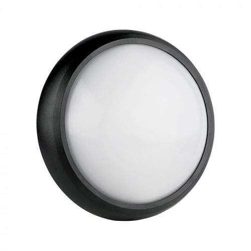 V-TAC LED mennyezeti lámpatest, fekete 8W 3000K - 1261