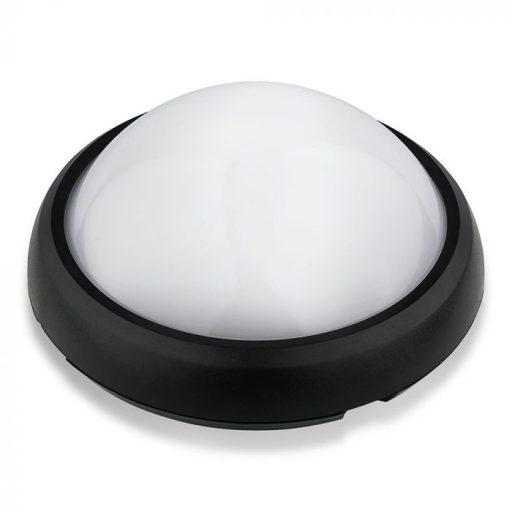 V-TAC LED mennyezeti lámpatest, fekete 8W 6000K - 1262