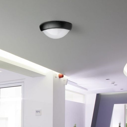 V-TAC LED mennyezeti lámpatest, fekete 8W 4000K - 1266