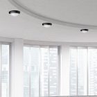 V-TAC LED mennyezeti lámpatest, fekete 8W 6400K - 1268