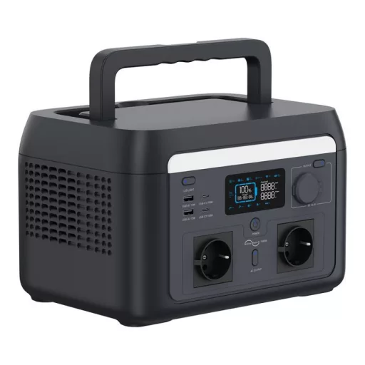 V-TAC 1000W Hordozható töltőállomás napelemes töltési lehetőséggel, Wifi - 12706
