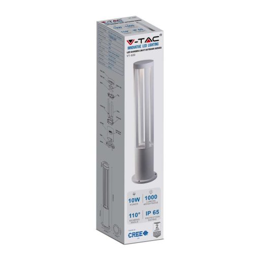 V-TAC 10W LED kerti lámpa CREE CHIP 80cm fehér színű 3000K - 128325