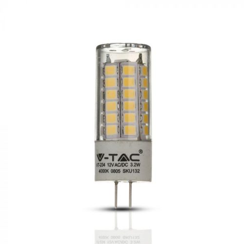 V-TAC LED lámpa G4 3.2W 12V 120lm/W 300° 6400K tűlábas (Samsung Chip) - 133