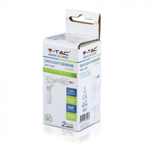 V-TAC napfény érzékelő - 1369