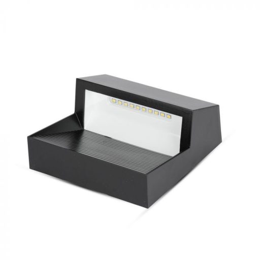 V-TAC Led lépcsőlámpa négyzet forma 3W fekete 3000K - 1398