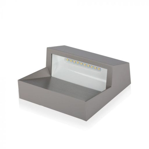 V-TAC Led lépcsőlámpa négyzet forma 3W szürke 3000K - 1400