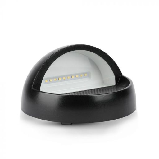 V-TAC Led lépcsőlámpa kerek forma 3W fekete 4000K - 1405