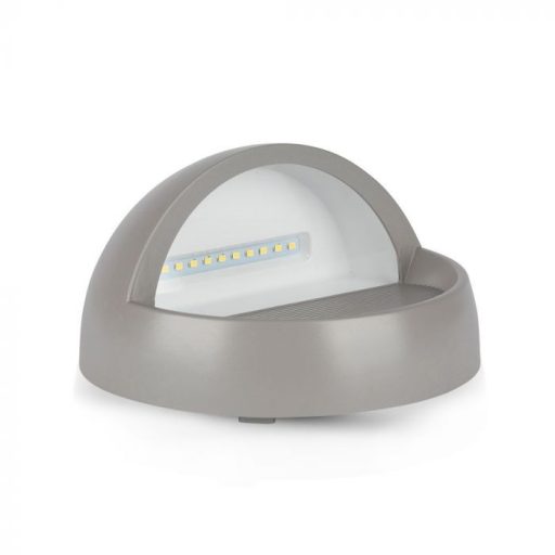 V-TAC Led lépcsőlámpa kerek forma 3W szürke 4000K - 1407