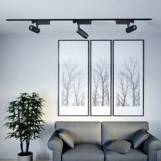 V-TAC 15W LED SÍNES LÁMPA Bluetooth vezérléssel fekete 3 az 1-ben - 1457
