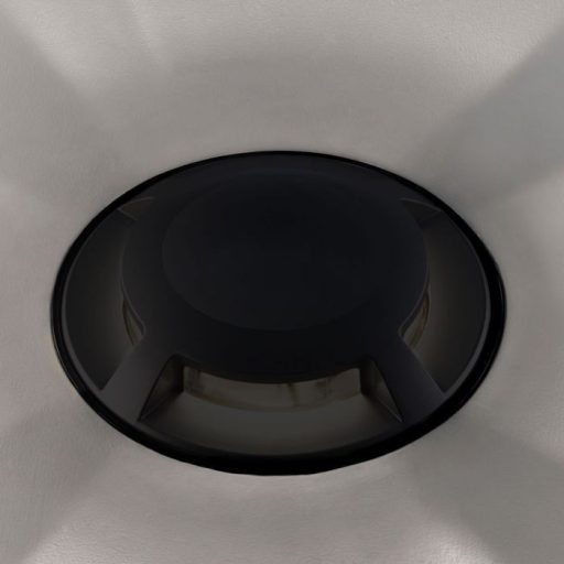 V-TAC Led Talajlámpa négy irányú 1W fekete 6500K - 1472