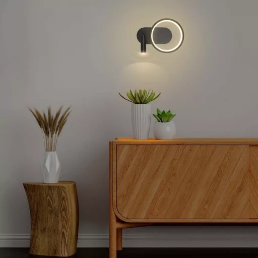 V-TAC LED 12W mennyezeti lámpa fekete  - 3000K - 14981