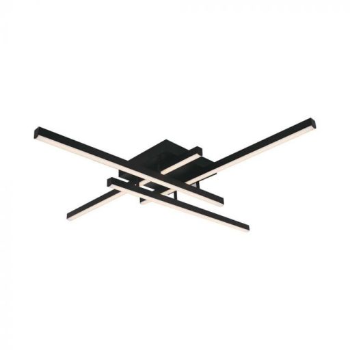 V-TAC 38W LED mennyezeti lámpa - fekete - 3000K - 14994