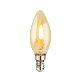   VITO Lánghatású LED izzó filament E14 C35 1W 1800K gyertya - 1519860