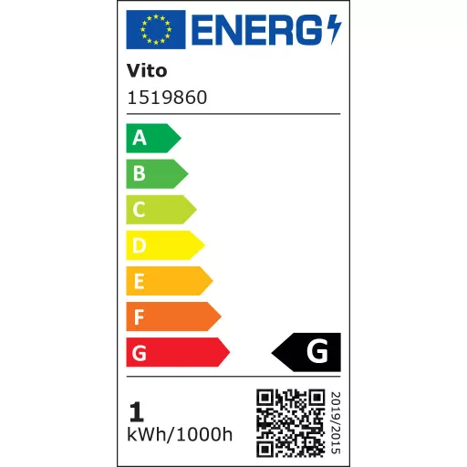 VITO Lánghatású LED izzó filament E14 C35 1W 1800K gyertya - 1519860