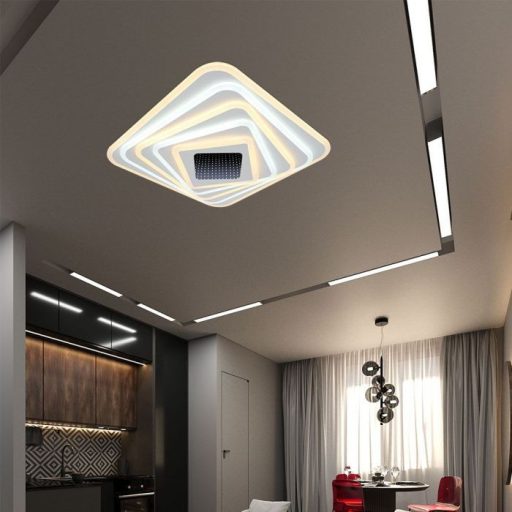 V-TAC 150W Smart Dekoratív mennyezeti LED lámpa távirányítóval 3in1  - 15356
