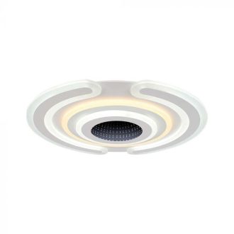   V-TAC 95W Smart Dekoratív mennyezeti LED lámpa távirányítóval 3in1  - 15358