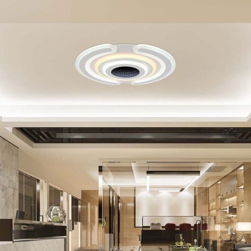 V-TAC 95W Smart Dekoratív mennyezeti LED lámpa távirányítóval 3in1  - 15358