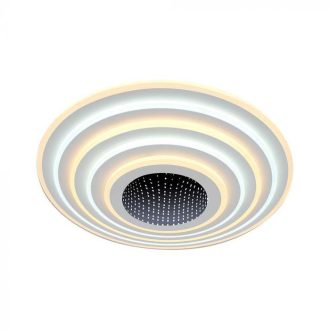  V-TAC 125W Smart Dekoratív mennyezeti LED lámpa távirányítóval 3in1 - 15359